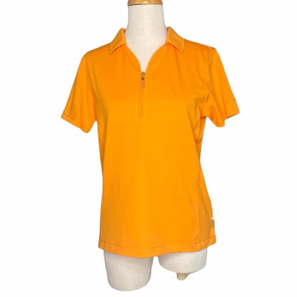 Callaway Tops - Callaway Women's Zip Golf Polo Golf Top Swing Tech